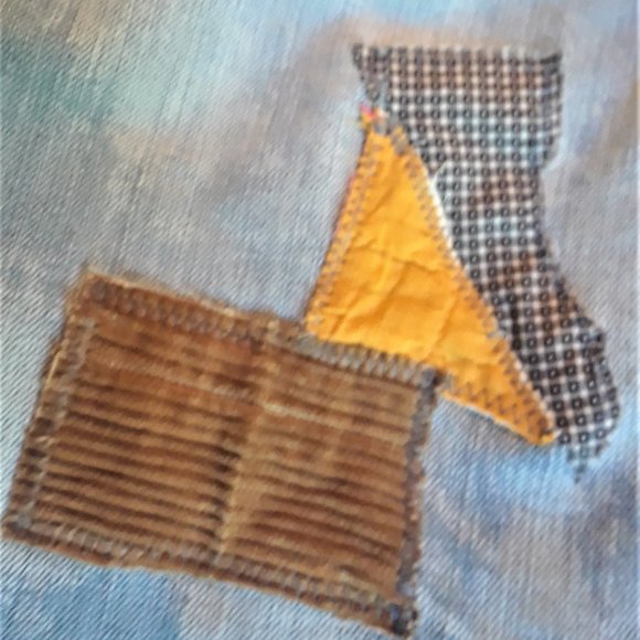 Skirt Denim - Patched Patchwork - Size 28/6P - Picture 5 of 9